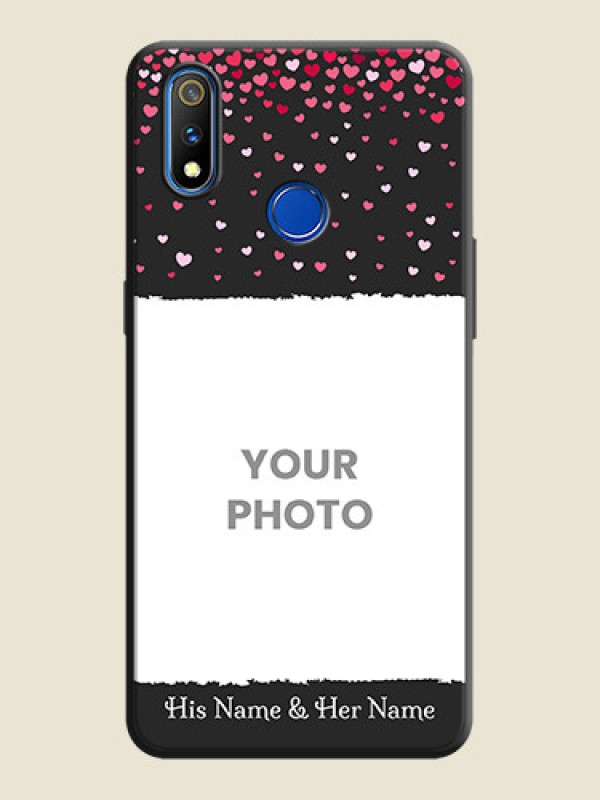 Custom Fall in Love with Your Partner  - Photo on Space Black Soft Matte Phone Cover - Realme 3 Pro - alternate view
