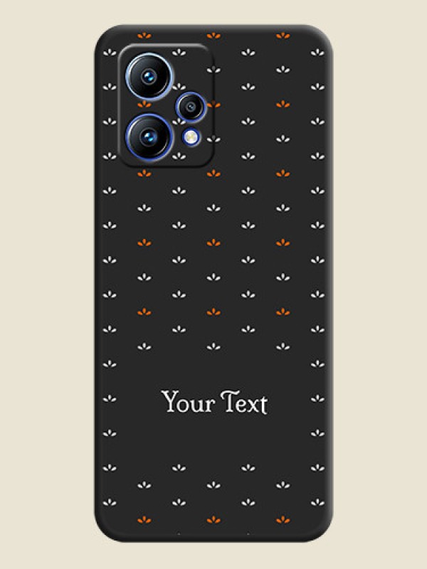 Custom Simple Pattern With Custom Text On Space Black Personalized Soft Matte Phone Covers -Realme 9 4G - alternate view
