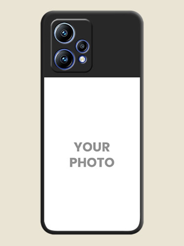 Custom Image Upload With Space Black Color On Custom Soft Matte Mobile Back Cover - Realme 9 4G - alternate view