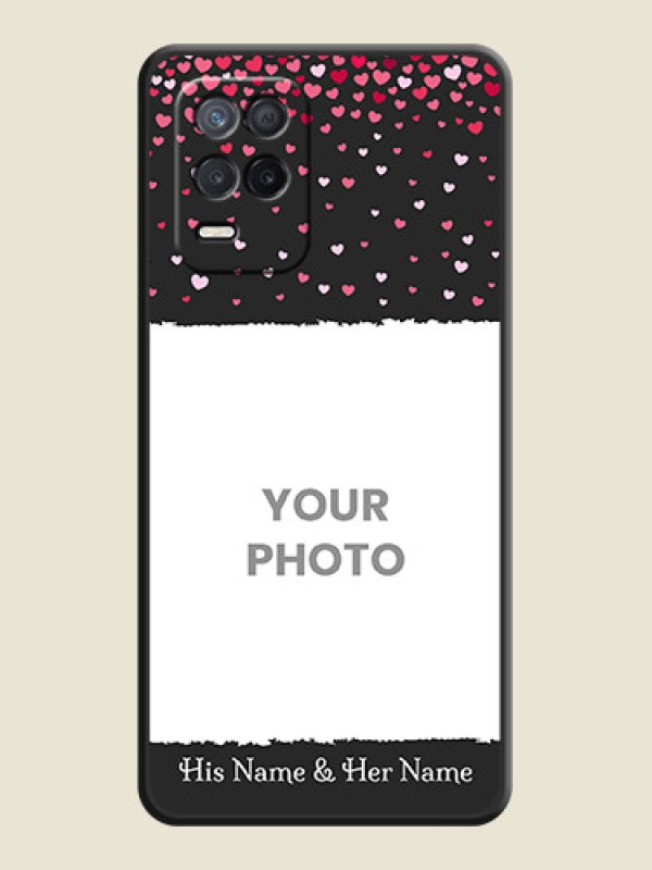 Custom Fall in Love with Your Partner  on Photo on Space Black Soft Matte Phone Cover - Realme 9 5G - alternate view