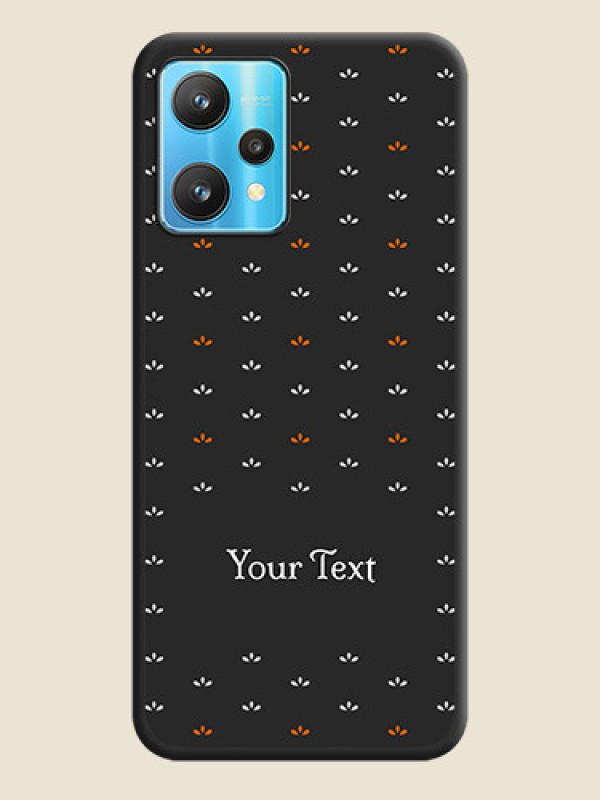 Custom Simple Pattern With Custom Text On Space Black Personalized Soft Matte Phone Covers -Realme 9 Pro 5G - alternate view