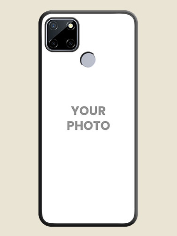 Custom Full Single Pic Upload On Space Black Personalized Soft Matte Phone Covers -Realme C12 - alternate view