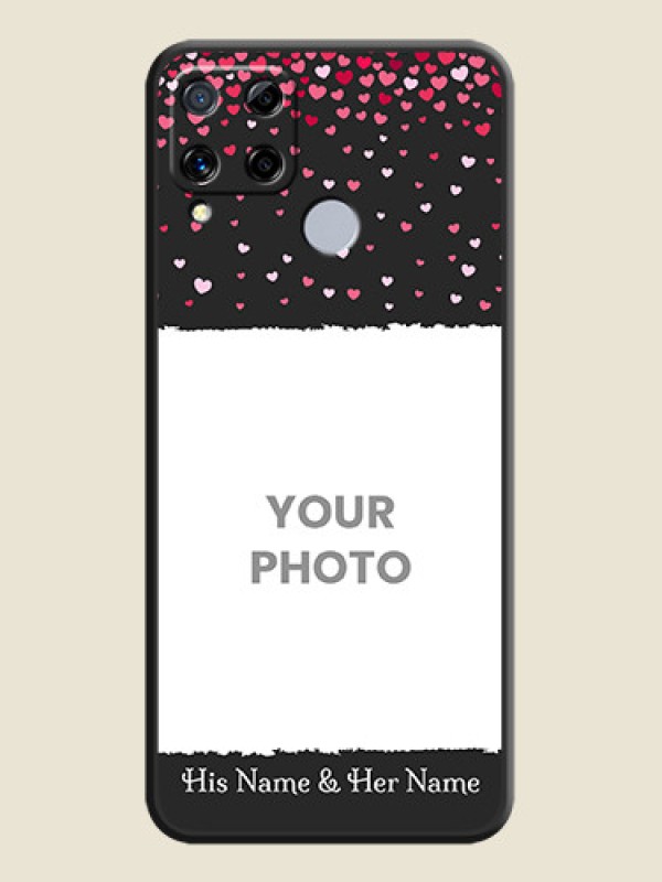 Custom Fall in Love with Your Partner  on Photo on Space Black Soft Matte Phone Cover - Realme C15 - alternate view