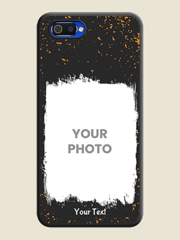 Custom Spray Free Design on Photo on Space Black Soft Matte Phone Cover - Realme C2 - alternate view