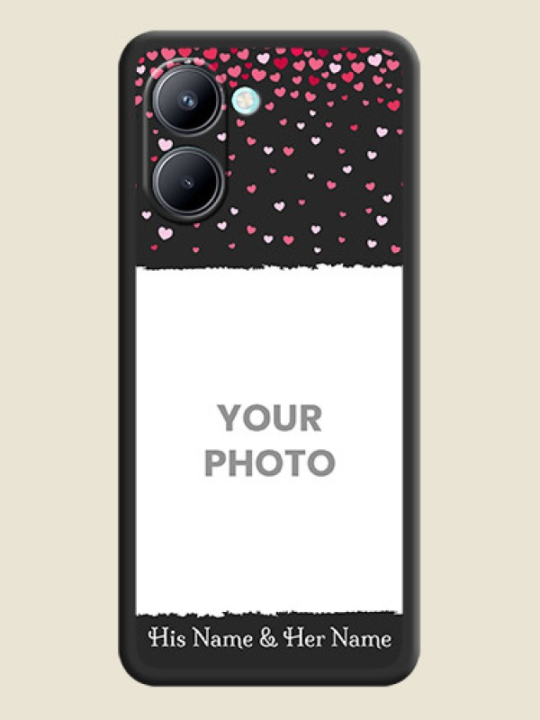 Custom Fall in Love with Your Partner  on Photo on Space Black Soft Matte Phone Cover - Realme C33 - alternate view