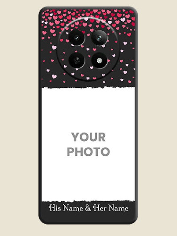 Custom Fall in Love with Your Partner - Photo on Space Black Soft Matte Phone Cover - Realme C65 5G - alternate view