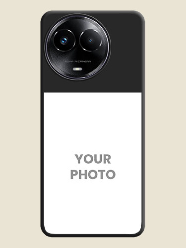 Custom Image Upload With Space Black Color On Custom Soft Matte Mobile Back Cover - Realme C67 5G - alternate view
