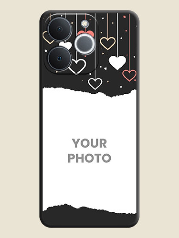 Custom Love Hangings with Splash Wave Picture On Space Black Custom Soft Matte Mobile Back Cover - Realme C71 4G - alternate view