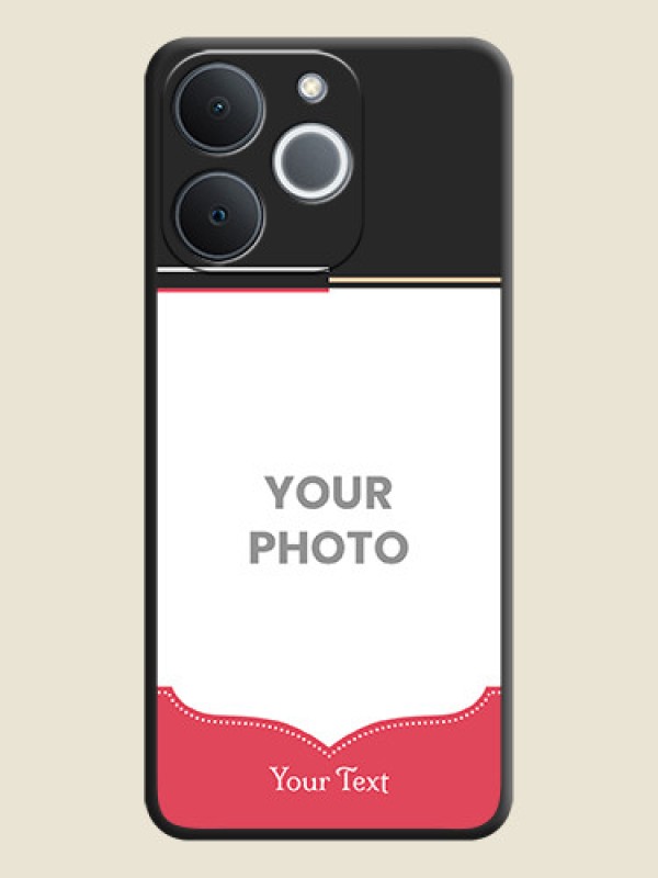 Custom Classic Plain Design with Name On Space Black Custom Soft Matte Mobile Back Cover - Realme C71 4G - alternate view