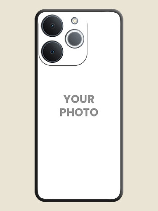 Custom Full Single Pic Upload On Space Black Custom Soft Matte Mobile Back Cover - Realme C71 4G - alternate view