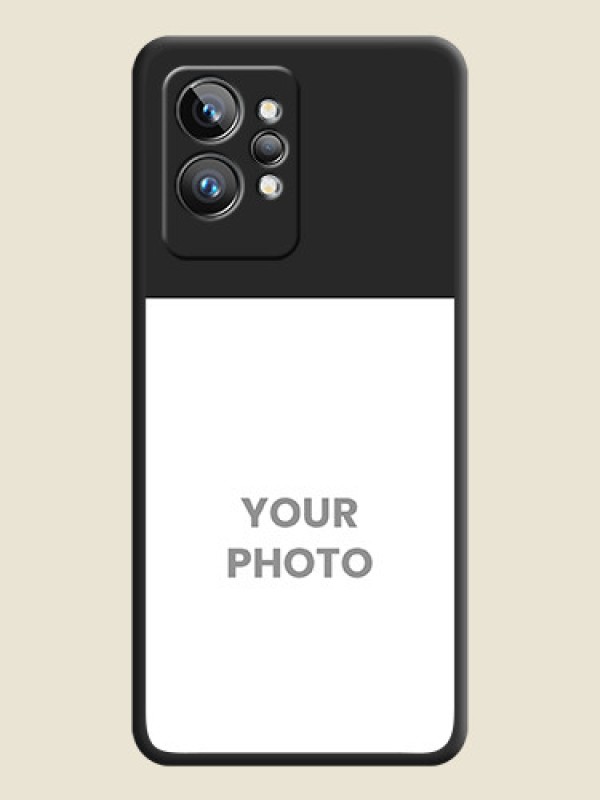 Custom Image Upload With Space Black Color On Custom Soft Matte Mobile Back Cover - Realme Gt 2 Pro 5G - alternate view