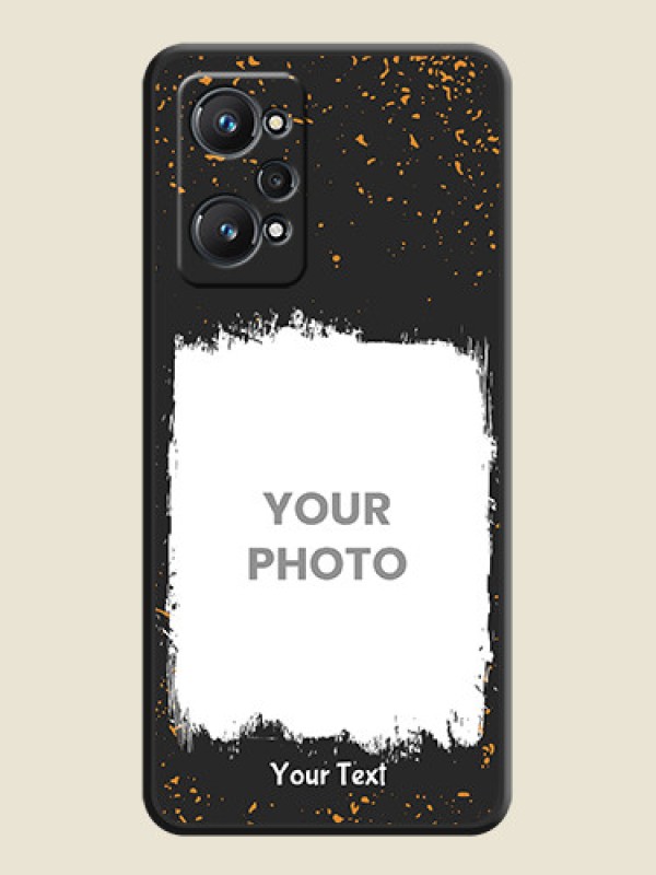 Custom Spray Free Design on Photo on Space Black Soft Matte Phone Cover - Realme GT 2 - alternate view