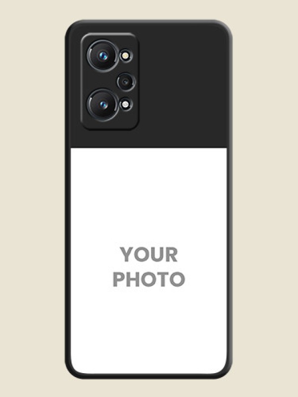 Custom Image Upload With Space Black Color On Custom Soft Matte Mobile Back Cover - Realme Gt 2 - alternate view