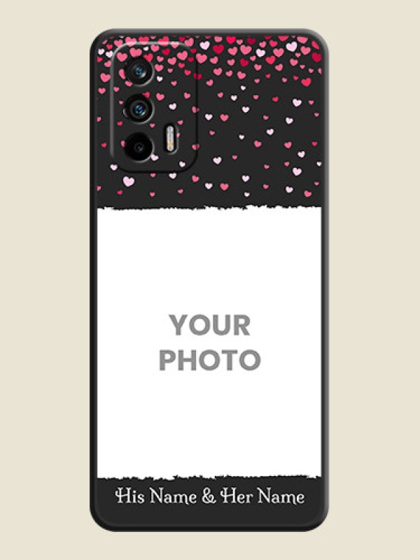 Custom Fall in Love with Your Partner  on Photo on Space Black Soft Matte Phone Cover - Realme GT 5G - alternate view