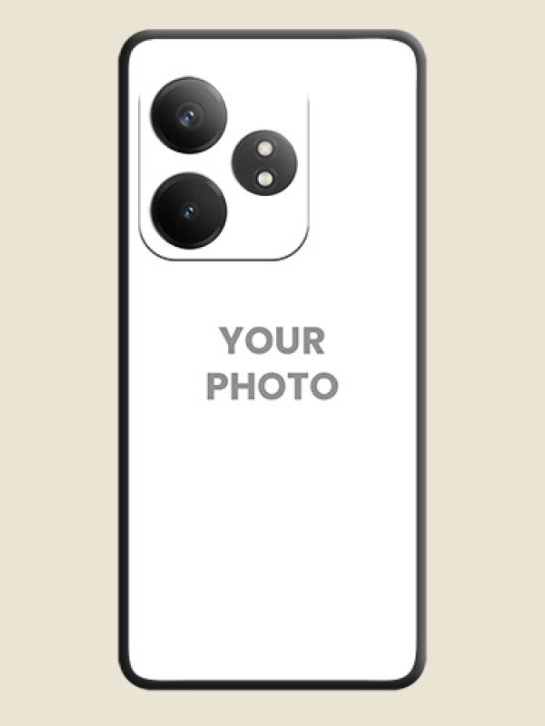 Custom Full Single Pic Upload On Space Black Custom Soft Matte Mobile Back Cover - Realme GT 6T 5G - alternate view