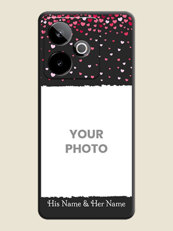 Custom Fall in Love with Your Partner on Photo On Space Black Custom Soft Matte Mobile Back Cover - Realme GT 7 5G - alternate view