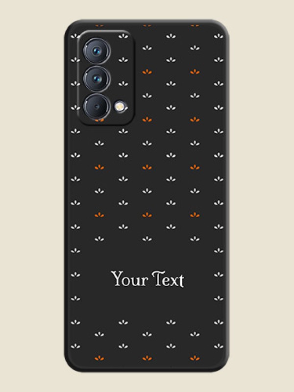 Custom Simple Pattern With Custom Text On Space Black Personalized Soft Matte Phone Covers -Realme Gt Master - alternate view