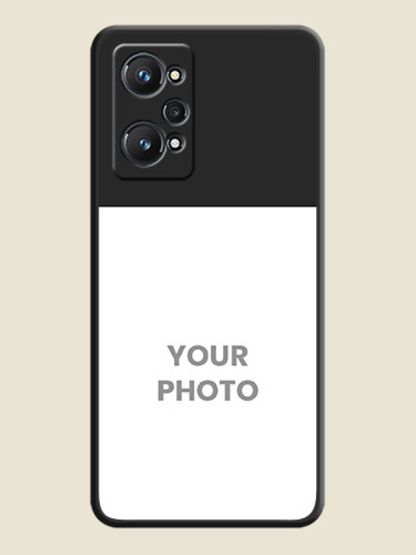 Custom Image Upload With Space Black Color On Custom Soft Matte Mobile Back Cover - Realme Gt Neo 2 5G - alternate view