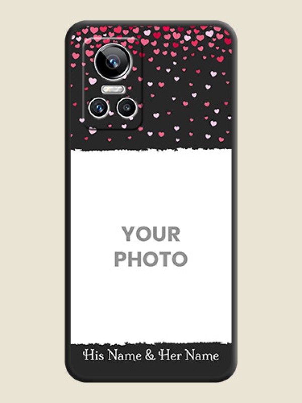 Custom Fall in Love with Your Partner  on Photo on Space Black Soft Matte Phone Cover - Realme GT Neo 3 150W - alternate view