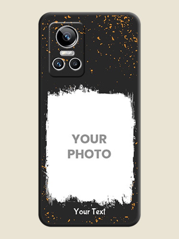 Custom Spray Free Design on Photo on Space Black Soft Matte Phone Cover - Realme GT Neo 3 150W - alternate view