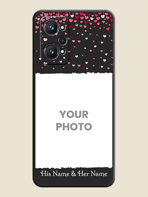 Custom Fall in Love with Your Partner  on Photo on Space Black Soft Matte Phone Cover - Realme GT Neo 3T - alternate view