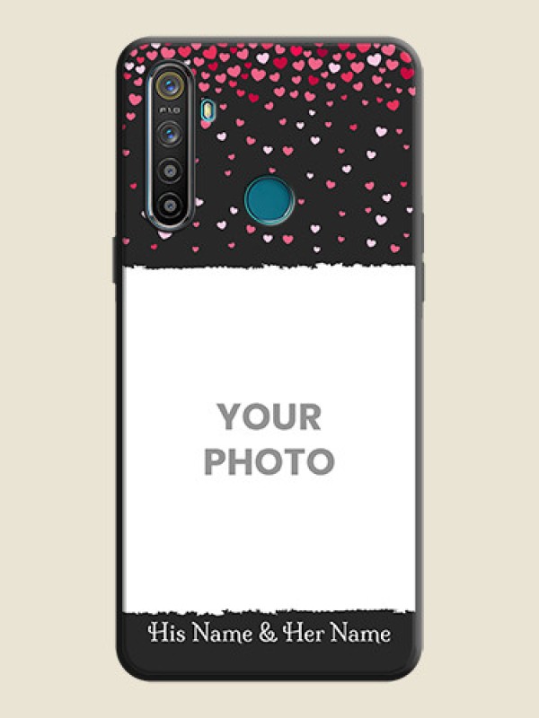 Custom Fall in Love with Your Partner  - Photo on Space Black Soft Matte Phone Cover - Realme Narzo 10 - alternate view