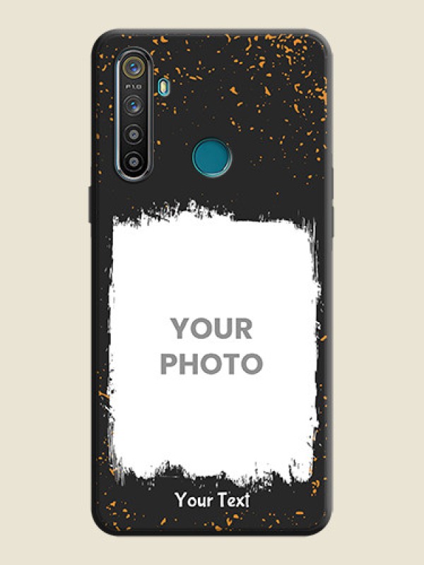 Custom Spray Free Design - Photo on Space Black Soft Matte Phone Cover - Realme Narzo 10 - alternate view