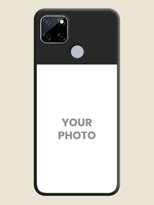 Custom Image Upload With Space Black Color On Custom Soft Matte Mobile Back Cover - Realme Narzo 30A - alternate view