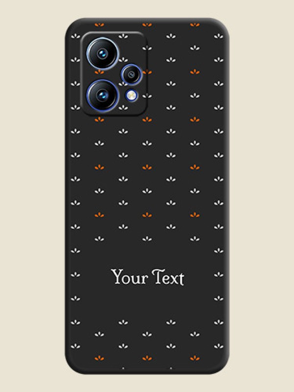 Custom Simple Pattern With Custom Text On Space Black Personalized Soft Matte Phone Covers -Realme Narzo 50 Pro 5G - alternate view