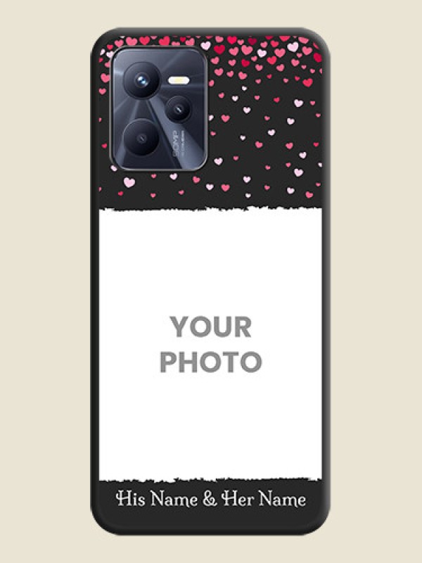Custom Fall in Love with Your Partner  on Photo on Space Black Soft Matte Phone Cover - Realme Narzo 50A Prime - alternate view