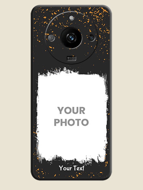 Custom Spray Free Design - Photo on Space Black Soft Matte Phone Cover - Realme Narzo 60 5G - alternate view