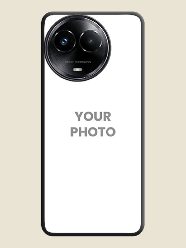 Custom Full Single Pic Upload On Space Black Custom Soft Matte Mobile Back Cover - Narzo 60X 5G - alternate view