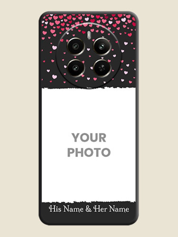 Custom Fall in Love with Your Partner - Photo on Space Black Soft Matte Phone Cover - Narzo 70 Pro 5G - alternate view