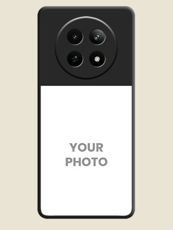 Custom Image Upload With Space Black Color On Custom Soft Matte Mobile Back Cover - Realme Narzo 70X 5G - alternate view