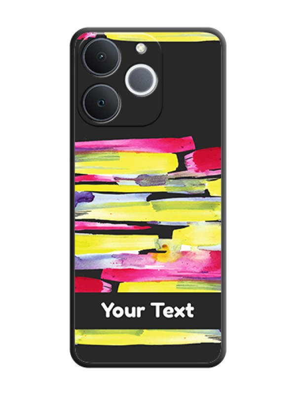Custom Brush Coloured On Space Black Custom Soft Matte Mobile Back Cover - Realme Narzo 80 Lite 4G - alternate view