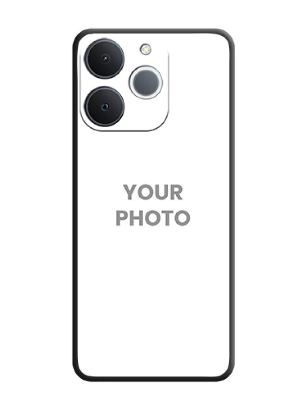 Custom Full Single Pic Upload On Space Black Custom Soft Matte Mobile Back Cover - Realme Narzo 80 Lite 4G - alternate view