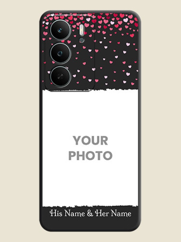 Custom Fall in Love with Your Partner on Photo On Space Black Custom Soft Matte Mobile Back Cover - Narzo 80 Lite - alternate view