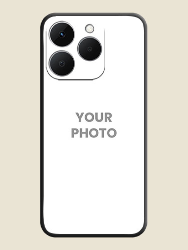 Custom Full Single Pic Upload On Space Black Custom Soft Matte Mobile Back Cover - Realme Narzo 90 5G - alternate view