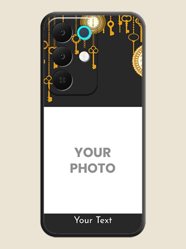 Custom Decorative Design with Text On Space Black Custom Soft Matte Mobile Back Cover - Realme Narzo 90x 5G - alternate view