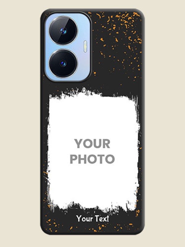 Custom Spray Free Design on Photo on Space Black Soft Matte Phone Cover - Realme Narzo N55 - alternate view