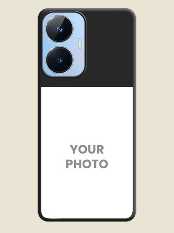 Custom Image Upload With Space Black Color On Custom Soft Matte Mobile Back Cover - Realme Narzo N55 - alternate view