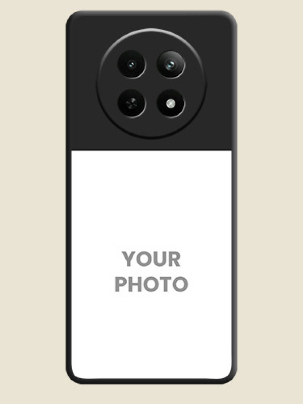 Custom Image Upload With Space Black Color On Custom Soft Matte Mobile Back Cover - Realme Narzo N65 5G - alternate view