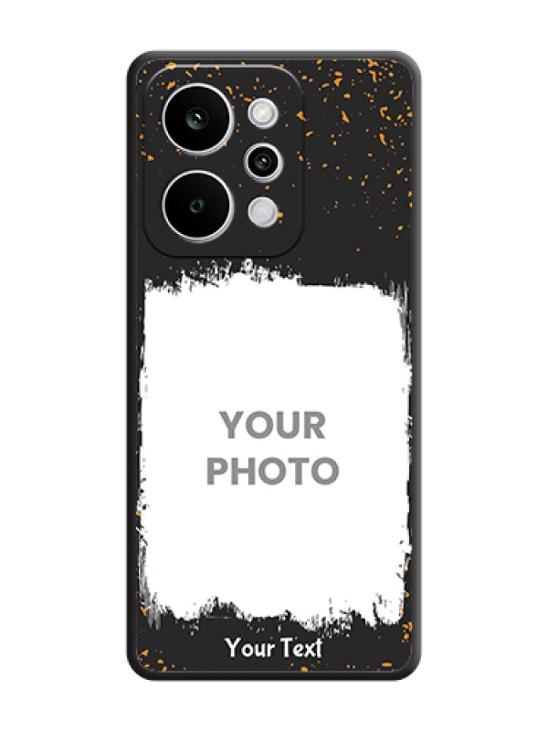 Custom Spray Free Design on Photo On Space Black Custom Soft Matte Mobile Back Cover - Realme Narzo Power 5G - alternate view