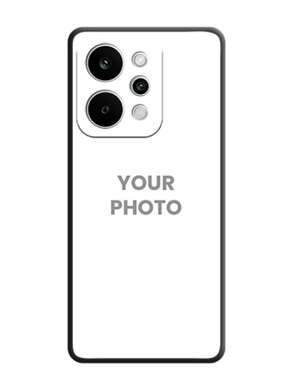 Custom Full Single Pic Upload On Space Black Custom Soft Matte Mobile Back Cover - Realme Narzo Power 5G - alternate view