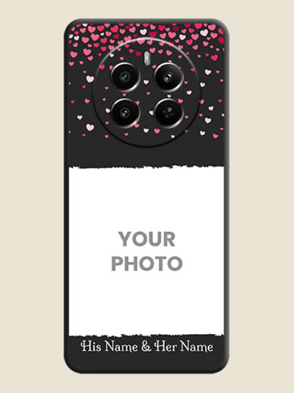Custom Fall in Love with Your Partner - Photo on Space Black Soft Matte Phone Cover - Realme P1 5G - alternate view