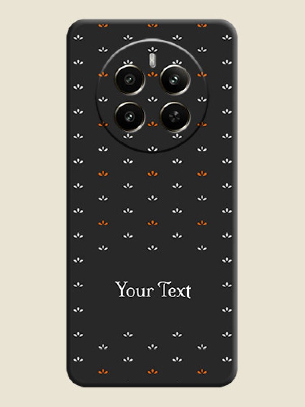 Custom Simple Pattern With Custom Text On Space Black Personalized Soft Matte Phone Covers - Realme P1 5G - alternate view
