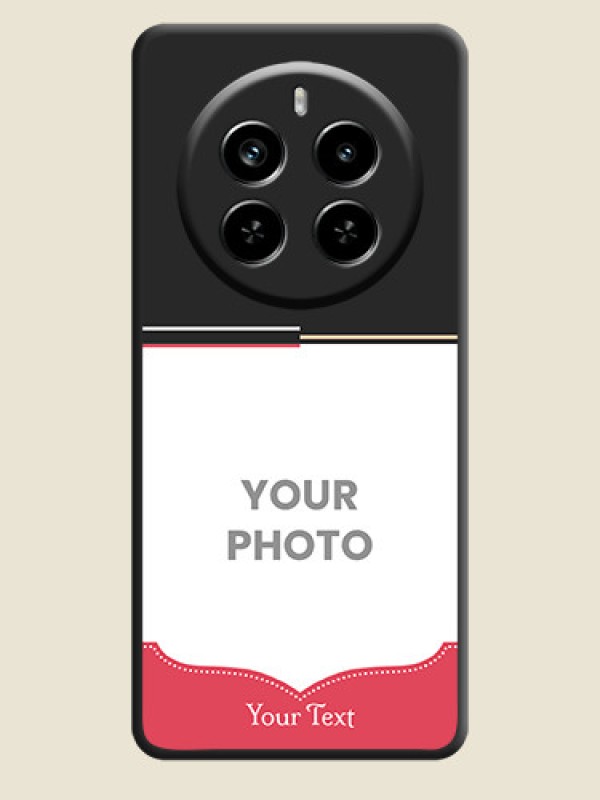 Custom Classic Plain Design with Name On Space Black Custom Soft Matte Mobile Back Cover - Realme P1 Pro 5G - alternate view