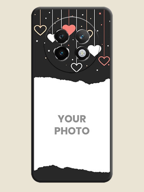 Custom Love Hangings with Splash Wave Picture On Space Black Custom Soft Matte Mobile Back Cover - Realme P1 Speed 5G - alternate view