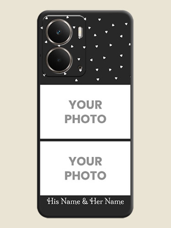 Custom Miniature Love Symbols with Name On Space Black Custom Soft Matte Mobile Back Cover - Realme P3 5G - alternate view