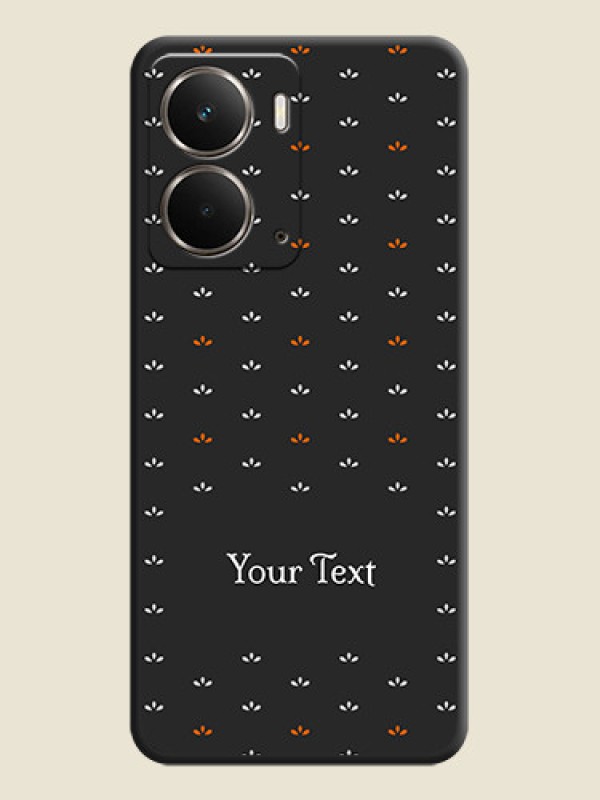 Custom Simple Pattern With Custom Text On Space Black Custom Soft Matte Mobile Back Cover - Realme P3 5G - alternate view